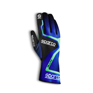 Rękawice Sparco RUSH MY20 niebiesko-zielone