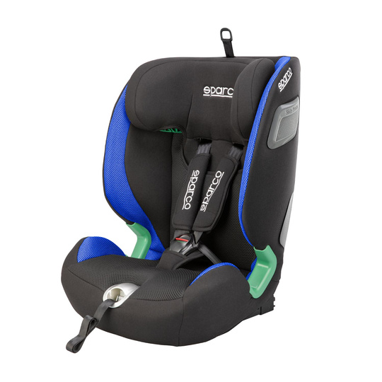 Fotelik dziecięcy Sparco SK5000I czarno-niebieski (9-36 kg)