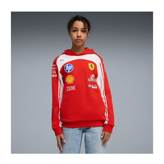 Bluza z kapturem dziecięca Team Scuderia Ferrari F1 2026