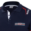 Koszulka polo Martini Logo Sparco granatowa
