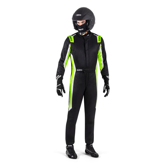 Kombinezon Sparco Sprint Pro MY25 czarny/zielony (FIA)