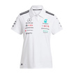 Koszulka polo damska Team Mercedes AMG F1 biała