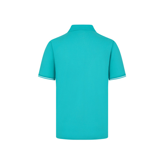 Polo męskie Teal Mercedes AMG F1 2024