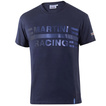 Koszulka t-shirt Martini Racing Big Logo Sparco granatowa