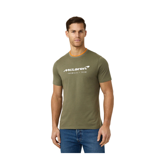 T-shirt męski Essentials zielony McLaren F1 2025