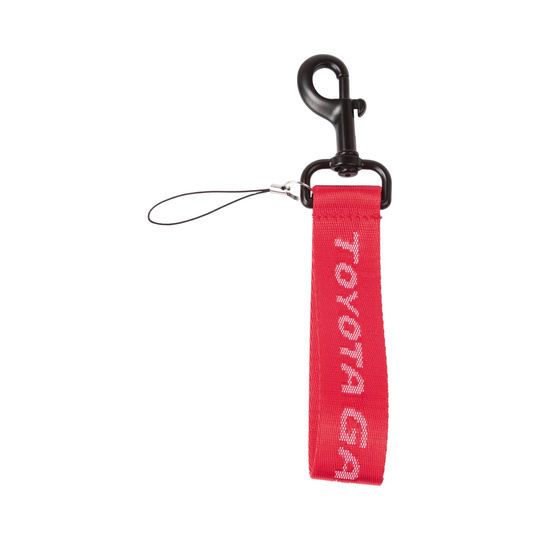 Breloczek GR Strap Toyota Gazoo Racing 2026 czerwony