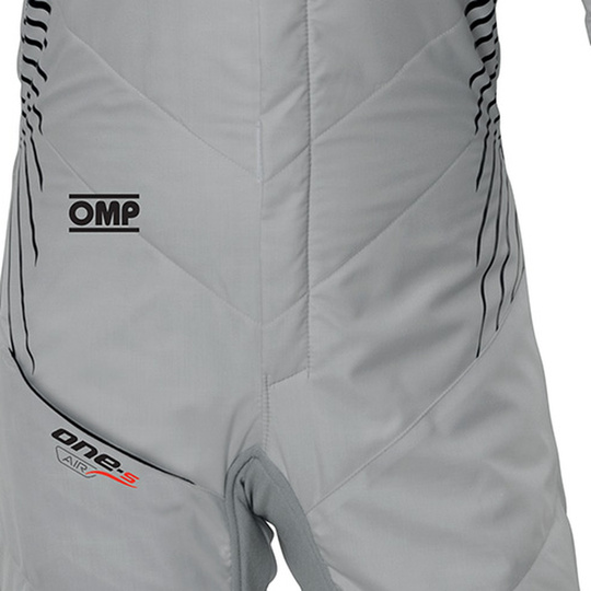 Kombinezon OMP One-S Air srebrny (FIA)
