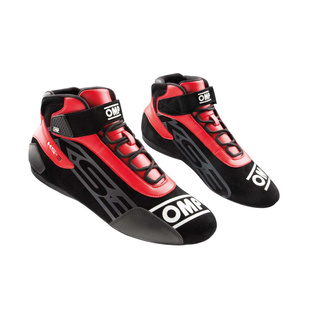 Buty kartingowe OMP KS-3 MY21 czarno-czerwone czarno-czerwone