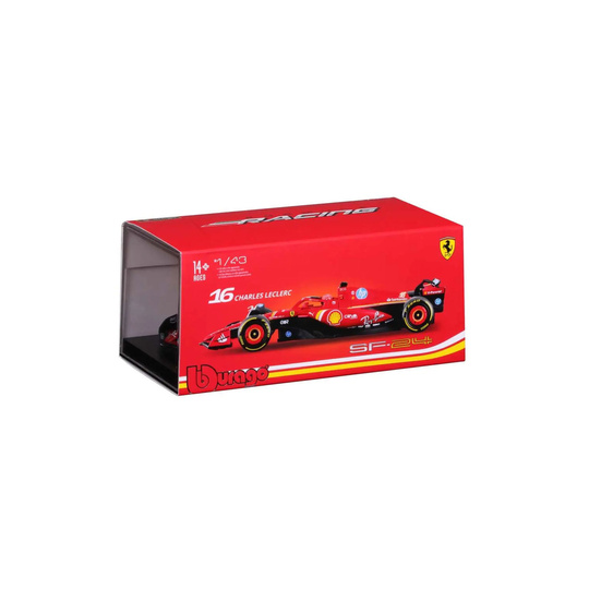 Model bolidu Charles Leclerc 1:43 Imola SF24 Scuderia Ferrari F1