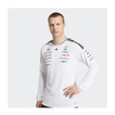 Koszulka z długim rękawem Authentic Team Mercedes AMG F1 2026 biała