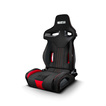 Fotel Sparco R333 MY21 czarny/czerwony
