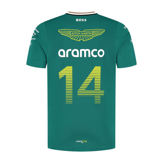 T-shirt męski Alonso Team Aston Martin F1 2025