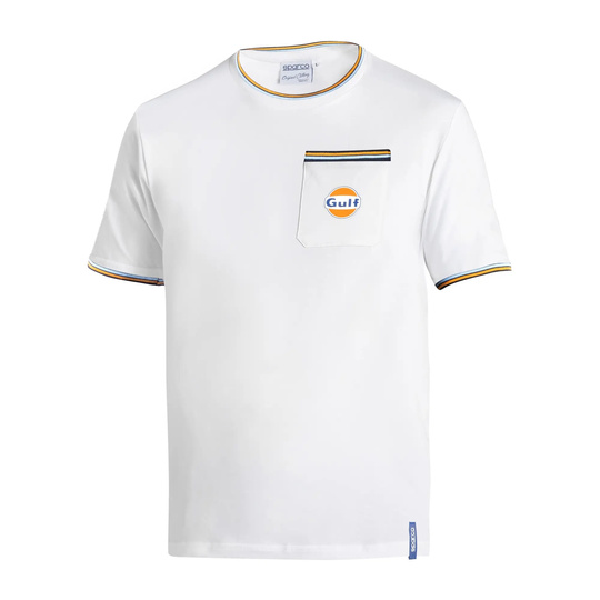 Koszulka t-shirt Gulf Pocket Sparco biała