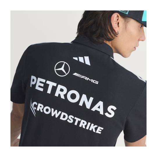 Polo męskie Team czarne Mercedes AMG F1 2026