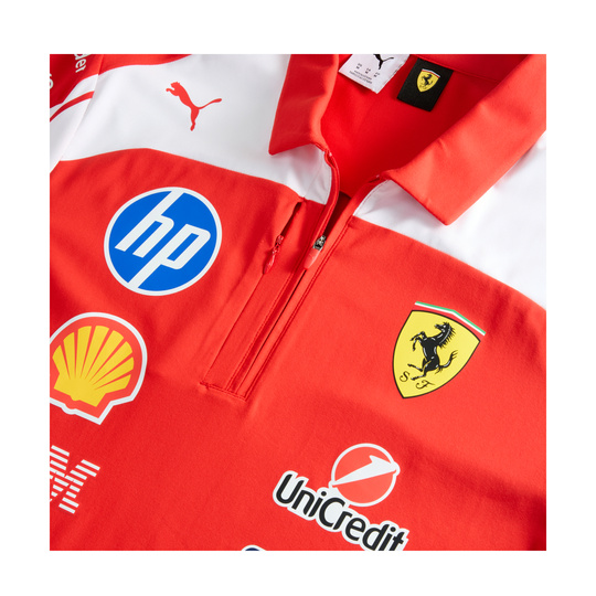 Polo męskie Authentic Team Scuderia Ferrari F1 2025