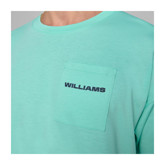 T-shirt męski Oversized zielony Williams Racing 2025