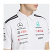 Polo męskie Team białe Mercedes AMG F1 2026