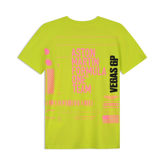 T-shirt męski Las Vegas Aston Martin F1 2025