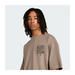 T-shirt męski Elevated Graphic brązowy Audi Revolut F1 2026