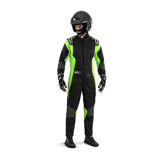 Kombinezon Sparco Futura czarny/zielony (FIA)