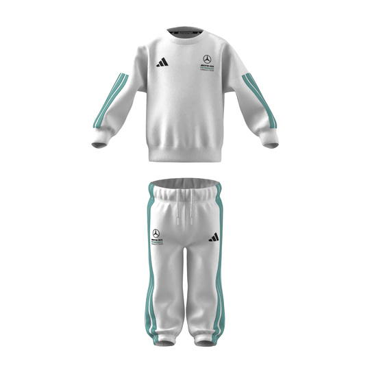 Zestaw dla niemowląt DNA Longsleeve biały Mercedes AMG F1 2026