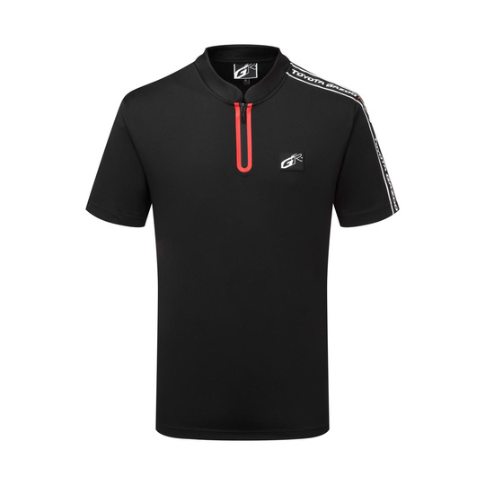 Polo męskie GR Tech czarne Toyota Gazoo Racing