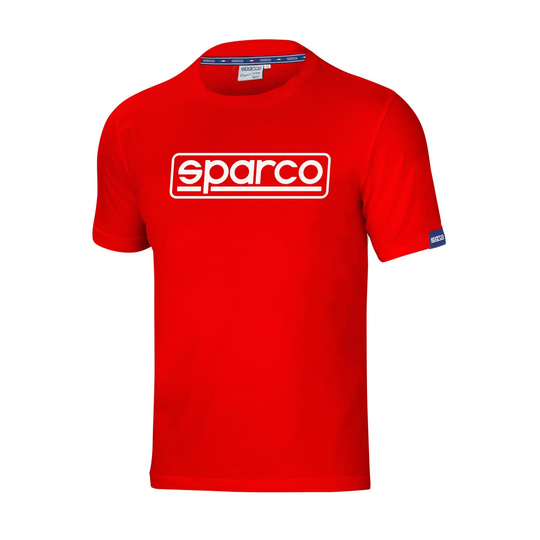 T-shirt męski FRAME Sparco czerwony