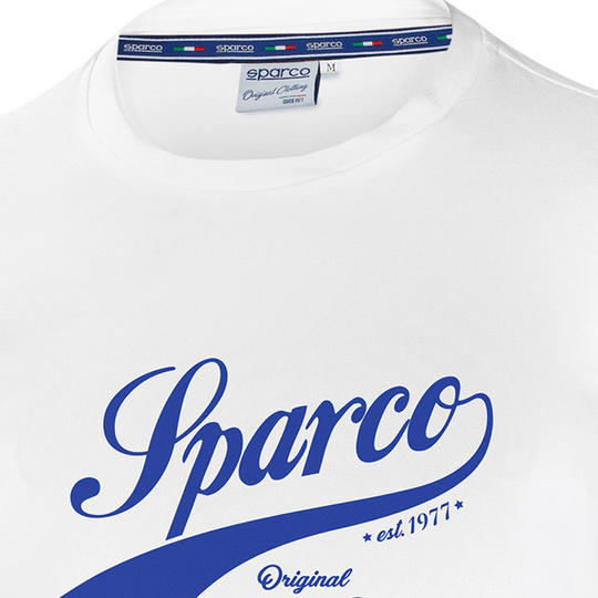 Koszulka t-shirt Vintage Sparco biała