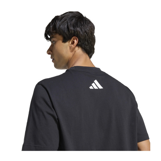 T-shirt męski czarny Large Logo Mercedes AMG F1 2026