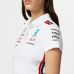 Polo damskie Team białe Mercedes AMG F1 
