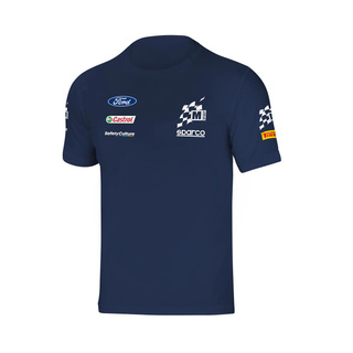 T-shirt męski Team M-Sport Sparco granatowy