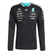 Koszulka z długim rękawem Authentic Team Mercedes AMG F1 2026 czarna