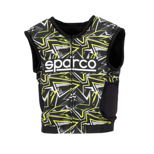Kamizelka ochronna Sparco SJ PRO K-3 MY25 czarno-żółta