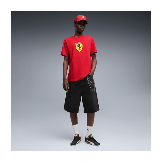 T-shirt męski czerwony Large Logo Scuderia Ferrari F1 2026