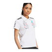 Koszulka polo damska Team Mercedes AMG F1 biała