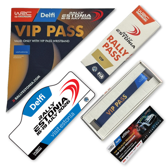 VIP Pass 4 dni — karnet VIP na WRC Delfi Rally Estonia 2026