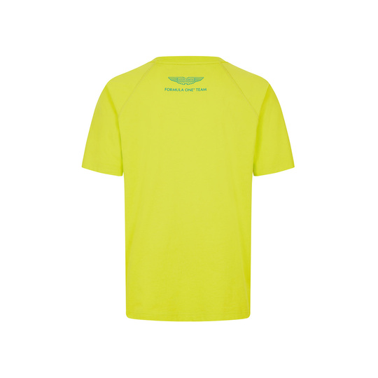 T-shirt męski Logo Lime Aston Martin F1 2025