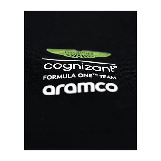 T-shirt męski czarny Alonso Kimoa Aston Martin F1 