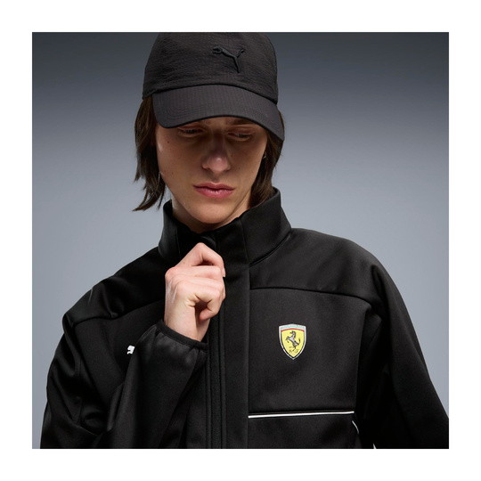 Softshell męski czarny Logo Ferrari F1 2026