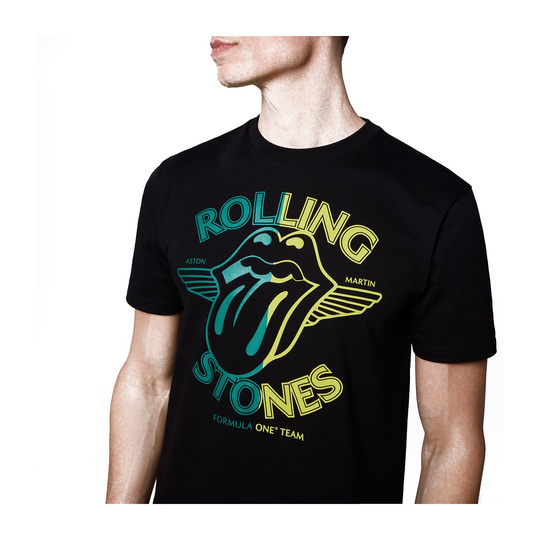 T-shirt męski Rolling Stones Aston Martin Aramco F1 2025