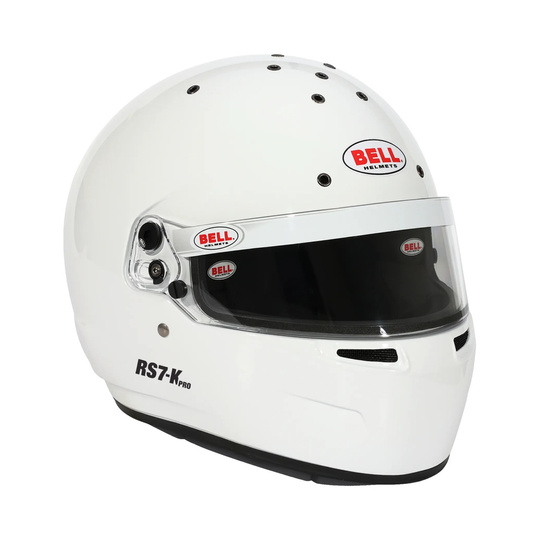 Kask kartingowy Bell RS7-K PRO biały (FIA)