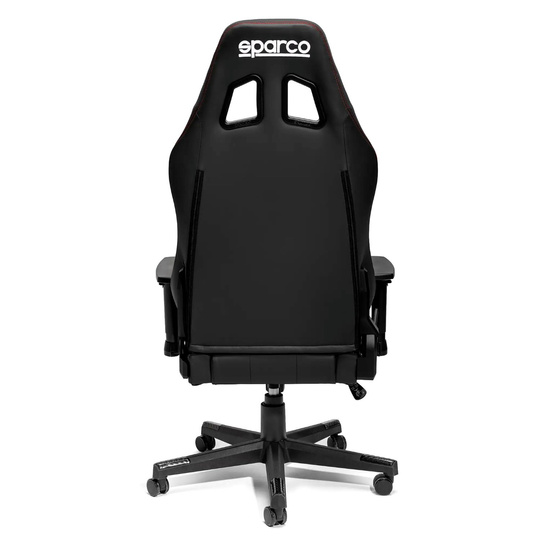 Fotel biurowy Sparco Coach czarny/czerwony