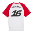 T-shirt męski biały Leclerc Graphic Scuderia Ferrari F1 2026