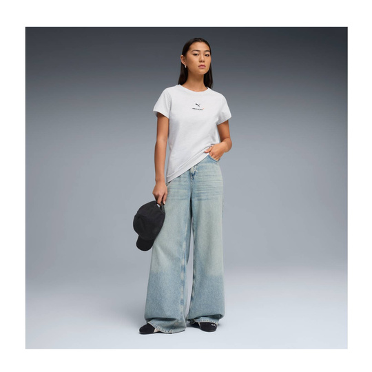 T-shirt damski biały Small Logo McLaren F1 2026