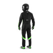 Kombinezon Sparco Thunder MY22 czarny/zielony (CIK)