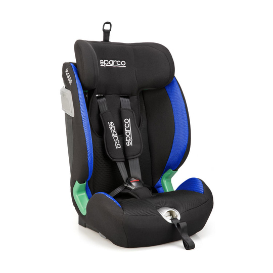 Fotelik dziecięcy Sparco SK5000I czarno-niebieski
