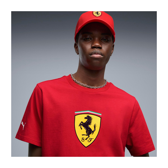 Koszulka t-shirt Large Logo Scuderia Ferrari F1 2026 czerwona