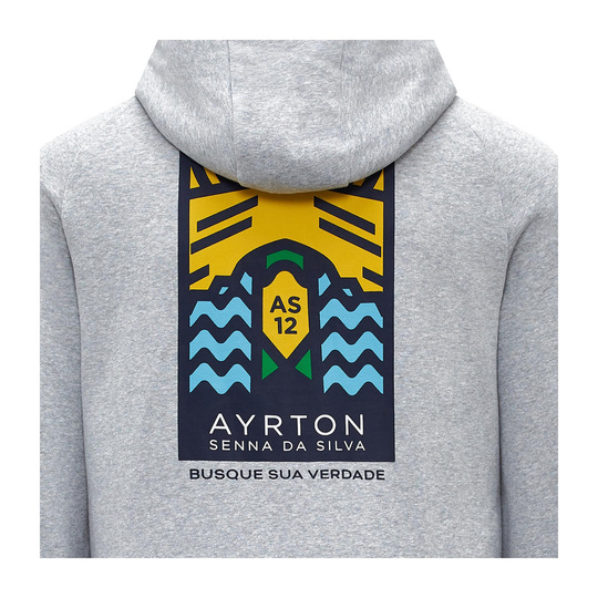 Bluza męska Graphic grey Ayrton Senna F1 