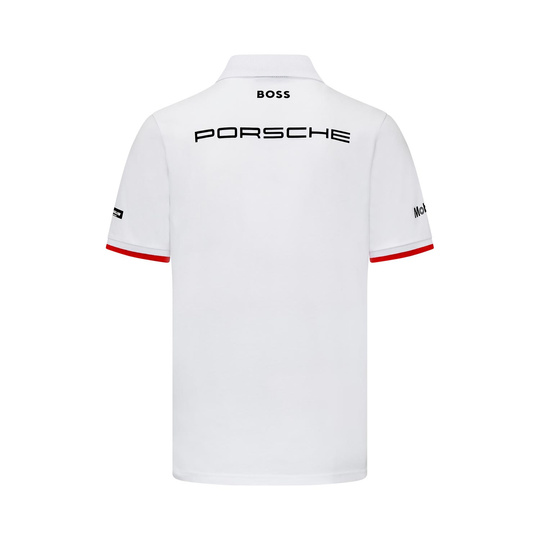 Polo męskie Team białe Porsche Motorsport 2024