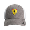 Czapka baseballowa męska Trucker szara Scuderia Ferrari F1 2025